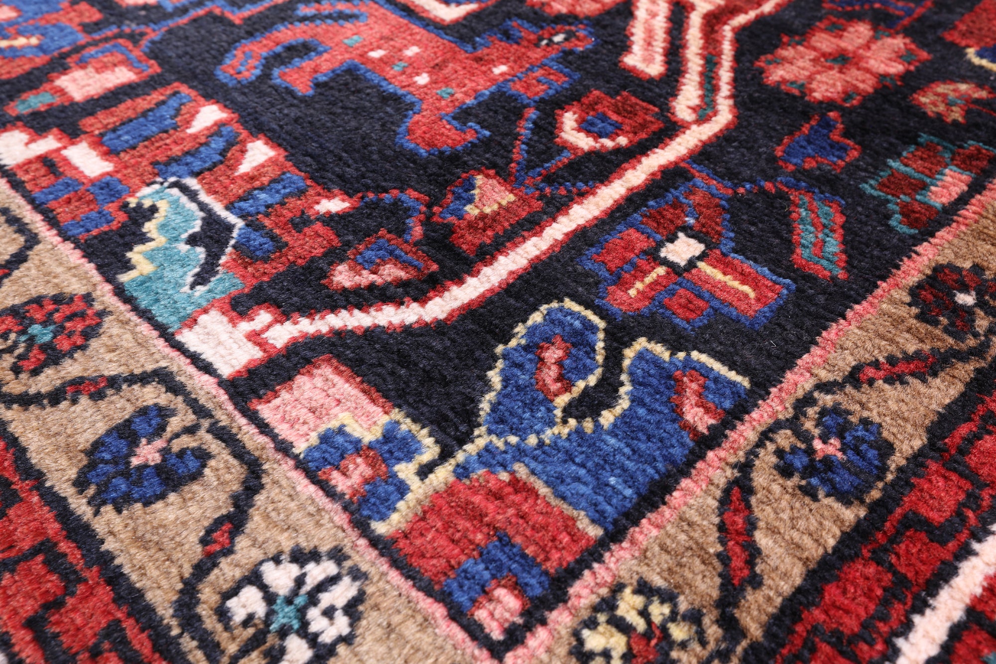 New Authentic Persian Nahavand Area Rug - 5' 6" X 10' 3" - Golden Nile