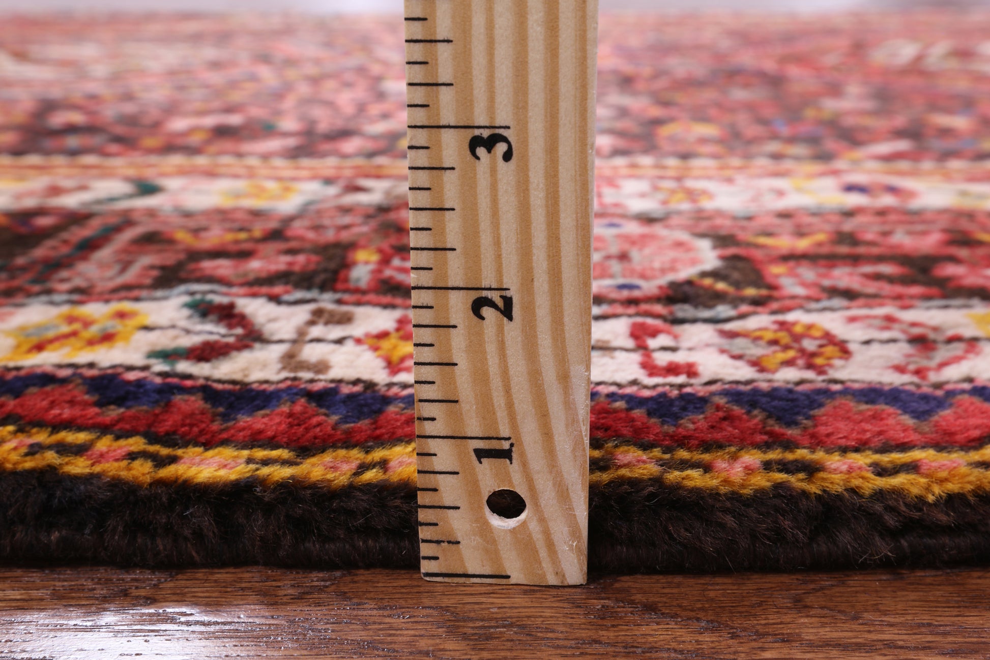 Black New Persian Nahavand Handmade Full Pile Wool Rug - 5' 5" X 10' 7" - Golden Nile
