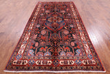 Black New Authentic Persian Nahavand Handmade Rug - 5' 7" X 10' 4" - Golden Nile