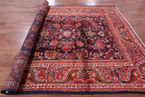 New Authentic Persian Hamadan Full Pile Hand Knotted Rug - 7' 8" X 10' 11" - Golden Nile