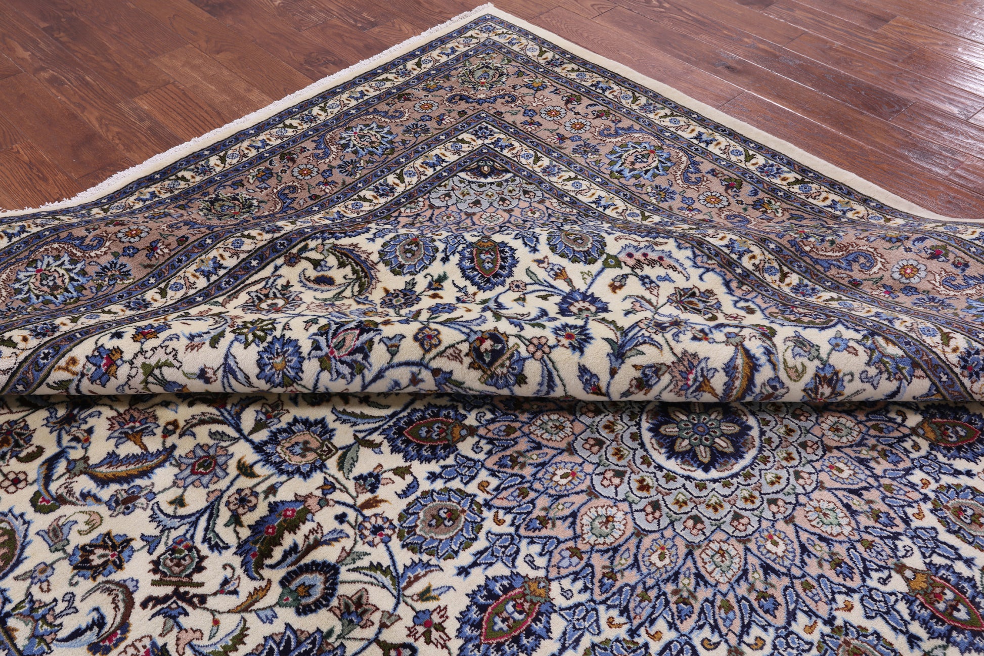 New Authentic Persian Kashmar Hand Knotted Rug - 9' 9" X 13' 1" - Golden Nile