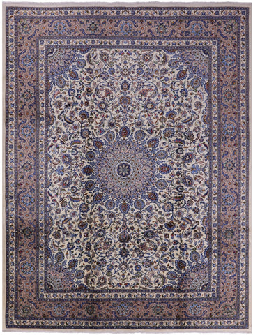 New Authentic Persian Kashmar Hand Knotted Rug - 9' 9