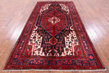 Black New Authentic Persian Nahavand Rug - 5' 5" X 9' 11" - Golden Nile