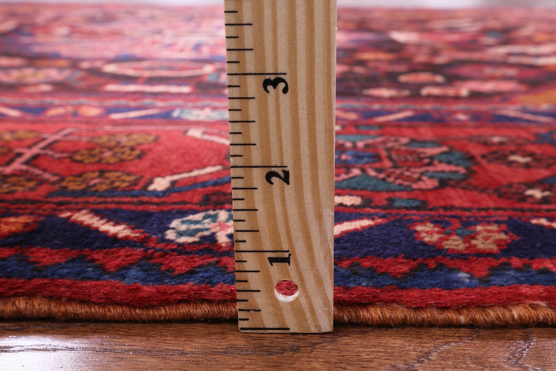 Black New Authentic Persian Nahavand Hand Knotted Rug - 5' 5" X 12' 2" - Golden Nile
