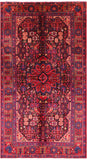 Black New Authentic Persian Nahavand Rug - 5' 5" X 9' 9" - Golden Nile