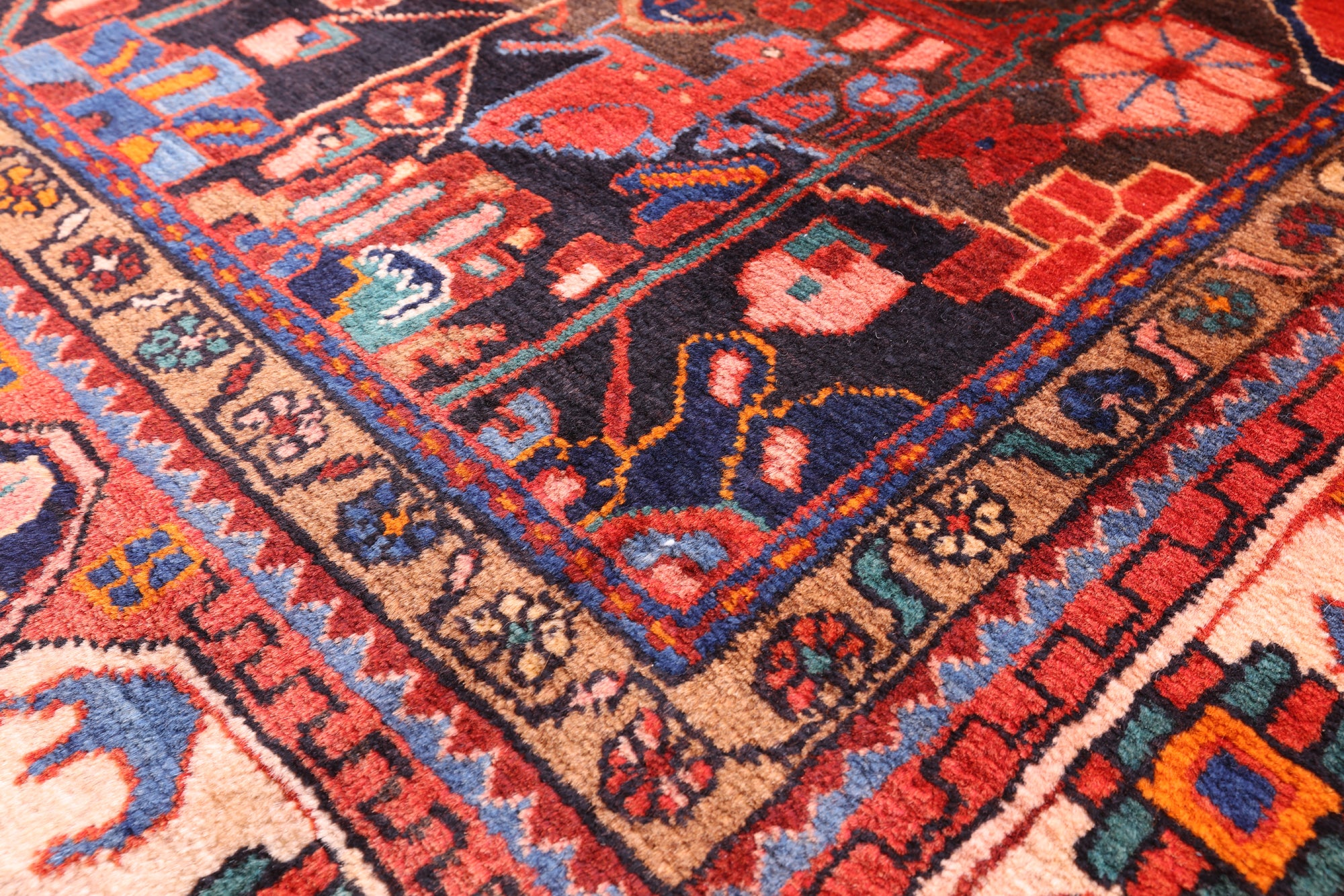 New Authentic Persian Nahavand Rug - 5' 10" X 10' 1" - Golden Nile