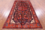 Black New Handmade Authentic Persian Nahavand Rug - 5' 1" X 9' 2" - Golden Nile
