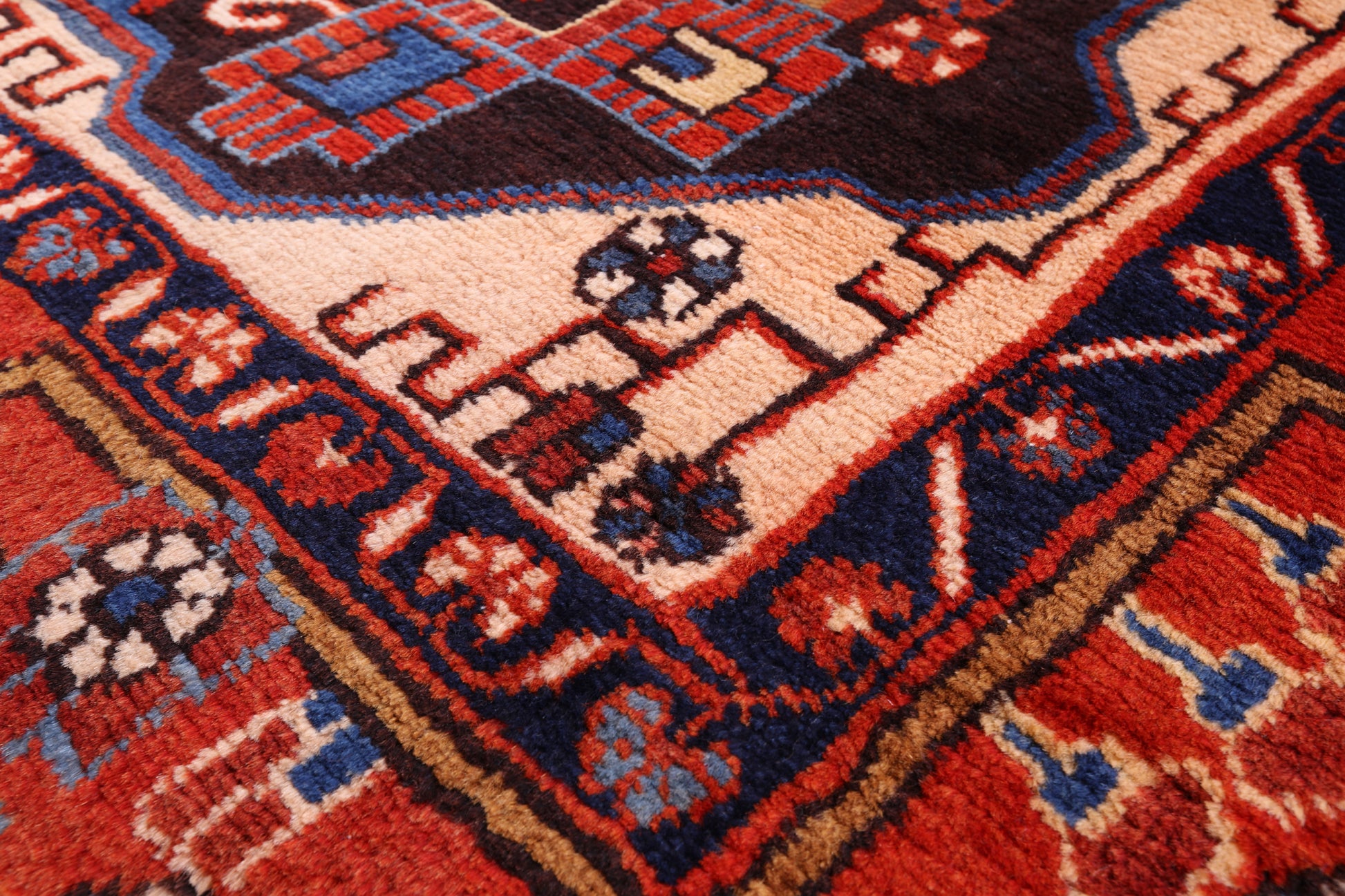Black New Handmade Authentic Persian Nahavand Rug - 5' 1" X 9' 2" - Golden Nile
