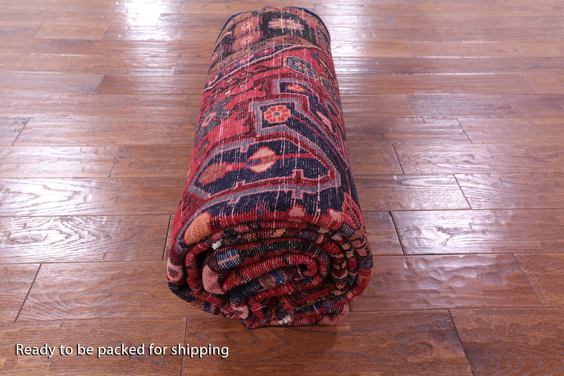 Red New Authentic Persian Nahavand Rug - 5' 1" X 10' 3" - Golden Nile