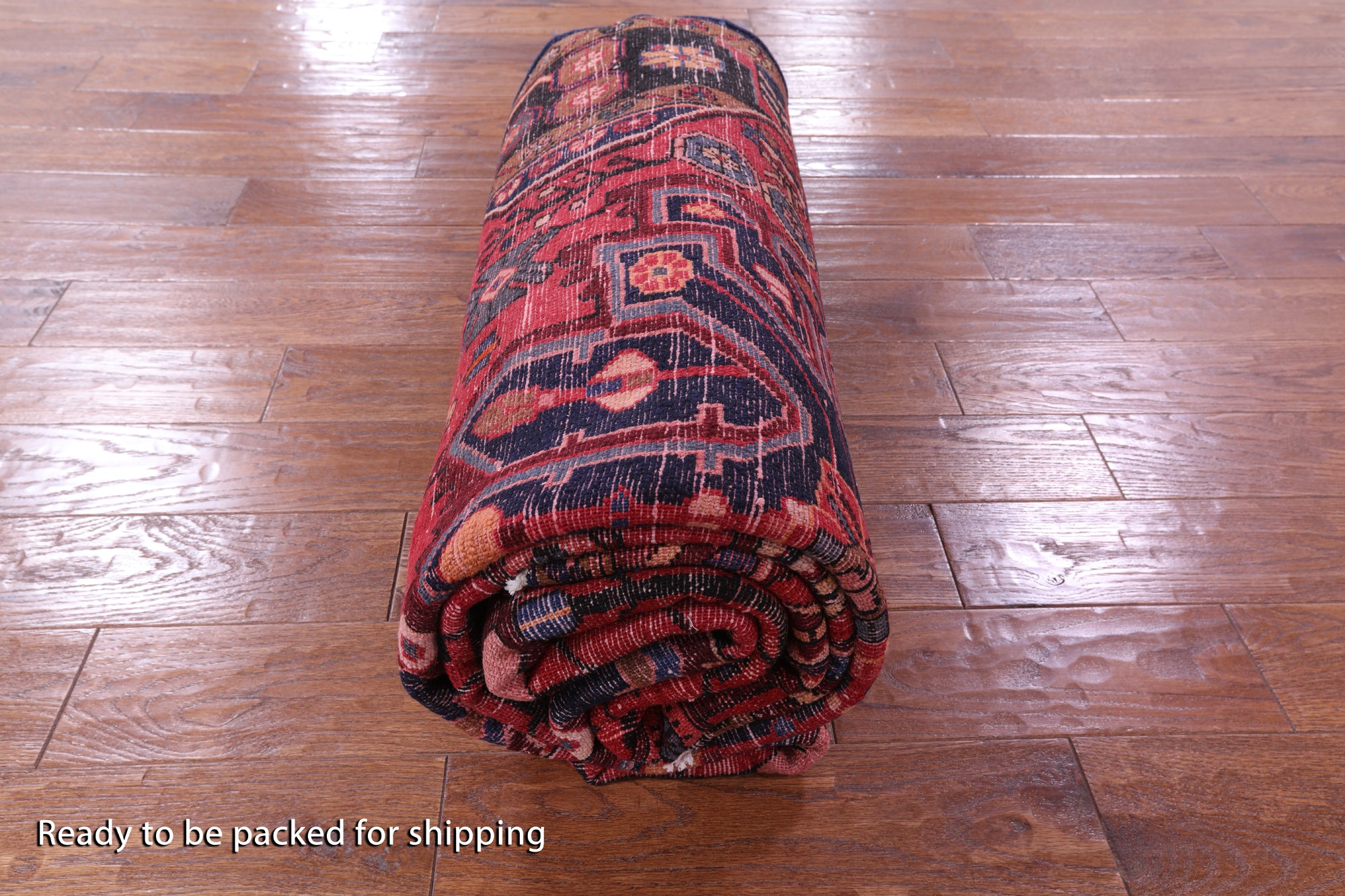 Red New Authentic Persian Nahavand Rug - 5' 1" X 10' 3" - Golden Nile