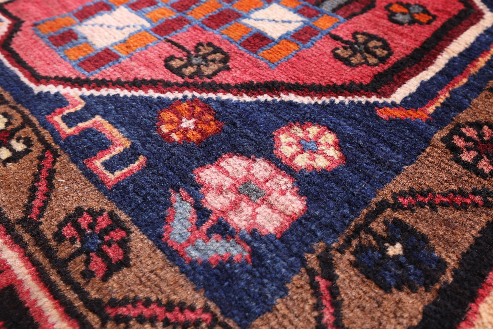 Red New Authentic Persian Nahavand Rug - 5' 1" X 10' 3" - Golden Nile