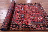 Red New Authentic Persian Nahavand Rug - 5' 1" X 10' 3" - Golden Nile
