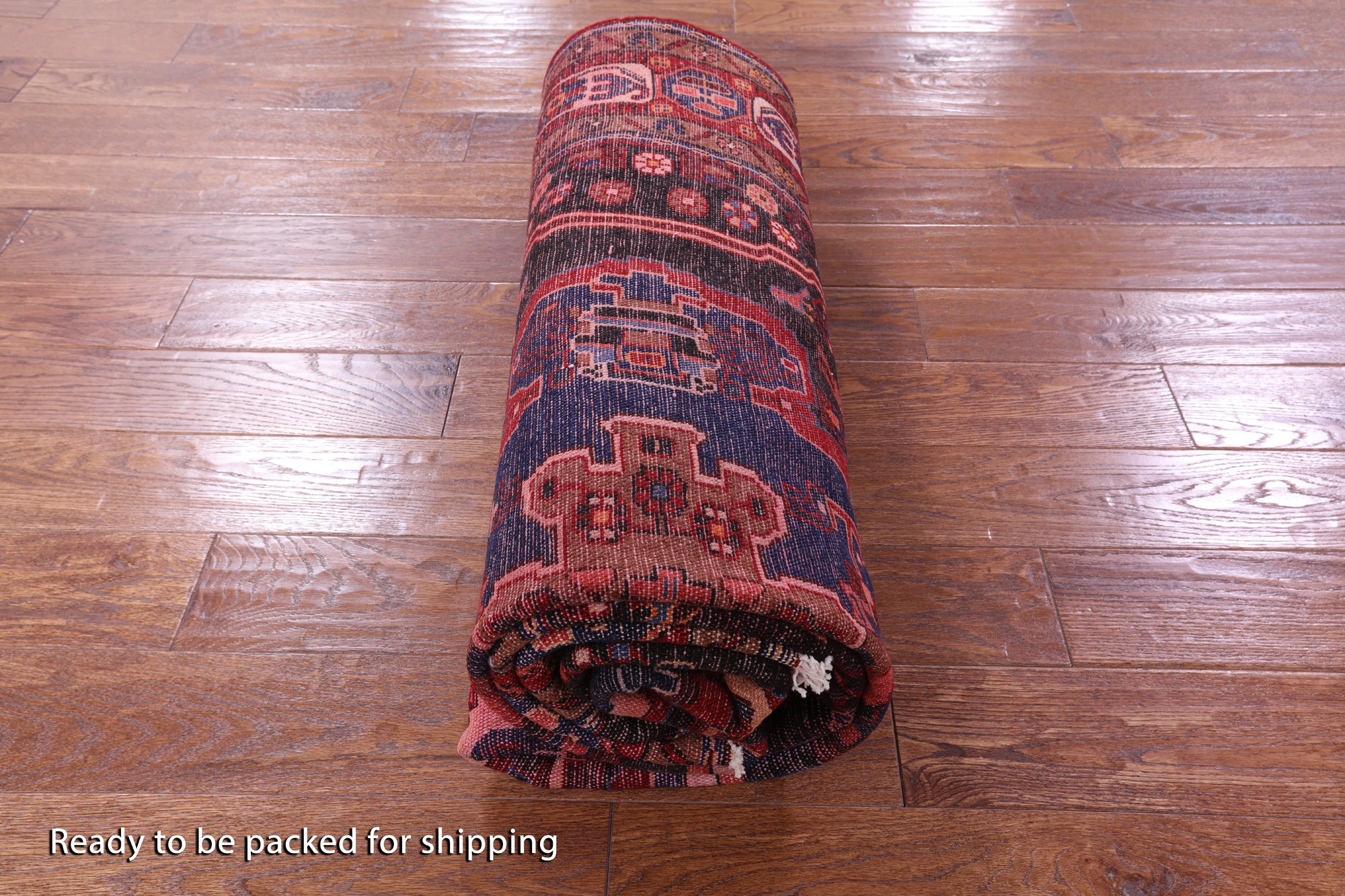 Black New Authentic Persian Nahavand Hand Knotted Rug - 5' 3" X 9' 11" - Golden Nile