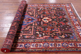 Black New Authentic Persian Nahavand Hand Knotted Rug - 5' 3" X 9' 11" - Golden Nile