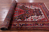 Black New Authentic Persian Nahavand Wool Rug - 5' 6" X 10' 9" - Golden Nile