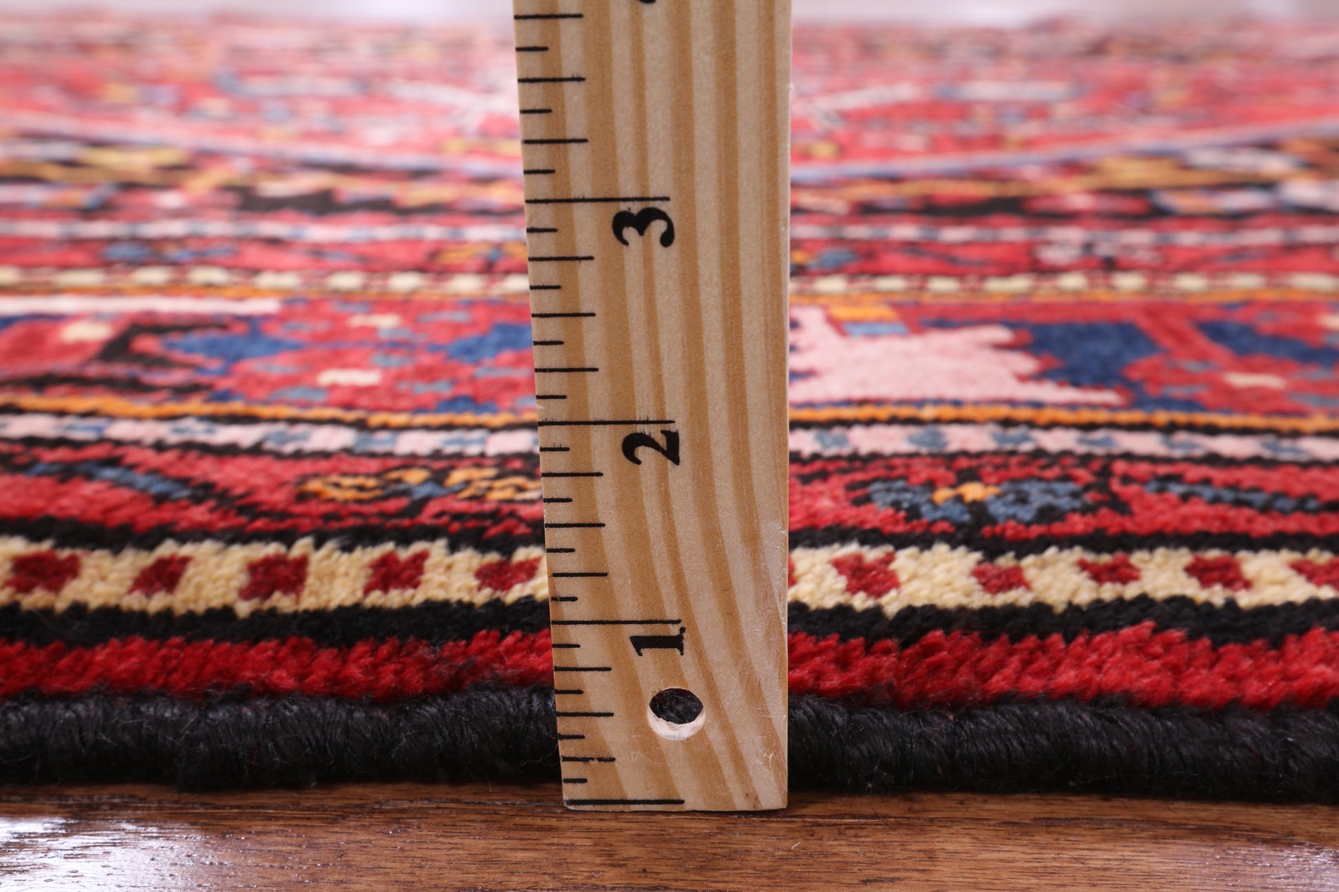 Black New Authentic Persian Nahavand Wool Rug - 5' 6" X 10' 9" - Golden Nile
