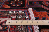 Black New Authentic Persian Nahavand Rug - 5' 5" X 9' 5" - Golden Nile