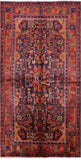 Black New Authentic Persian Nahavand Handmade Wool Rug - 5' 6" X 10' 5" - Golden Nile