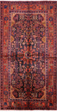 Black New Authentic Persian Nahavand Handmade Wool Rug - 5' 6" X 10' 5" - Golden Nile