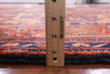 Black New Authentic Persian Nahavand Handmade Wool Rug - 5' 6" X 10' 5" - Golden Nile