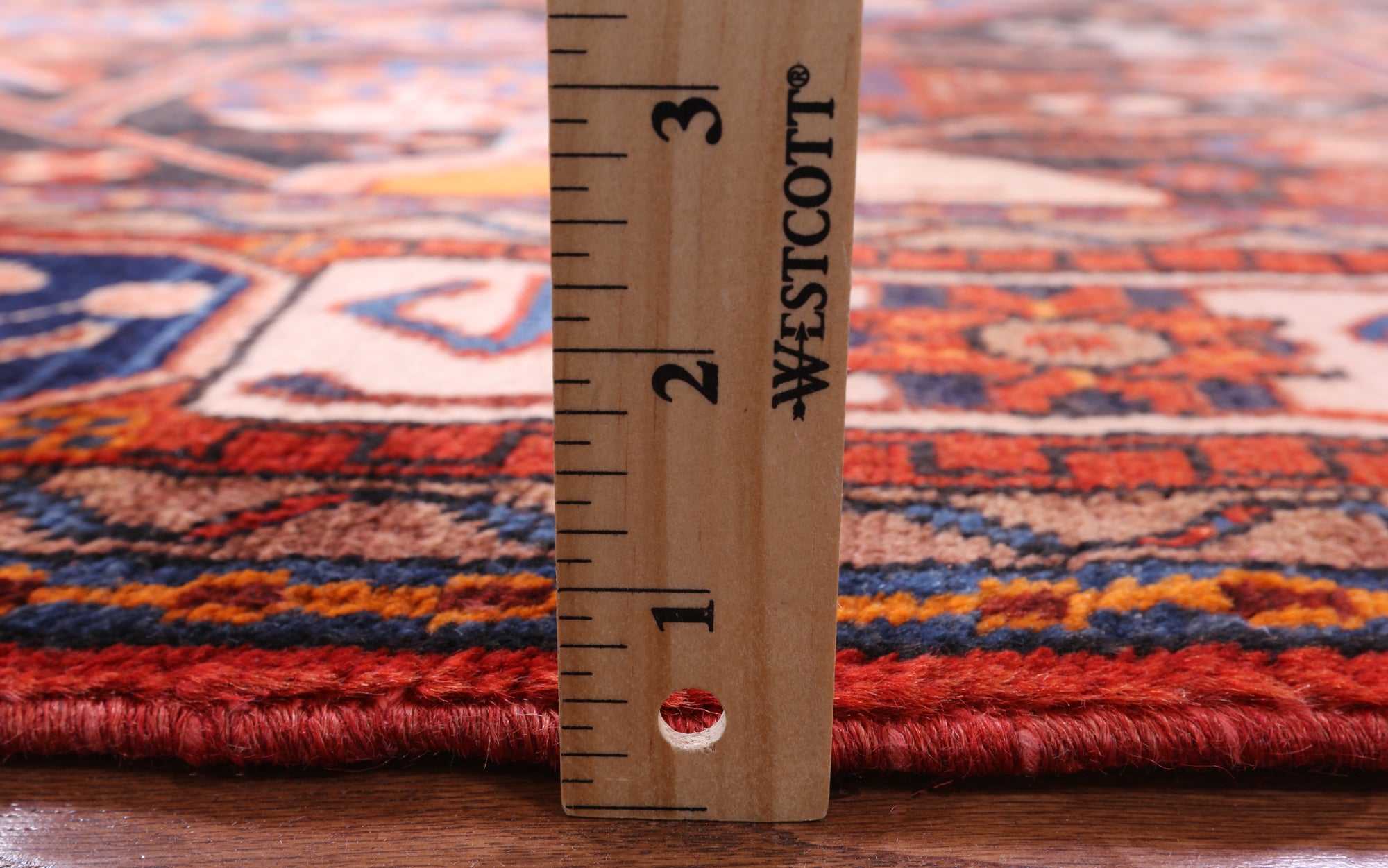 Black New Authentic Persian Nahavand Hand Knotted Wool Rug - 5' 5" X 9' 9" - Golden Nile