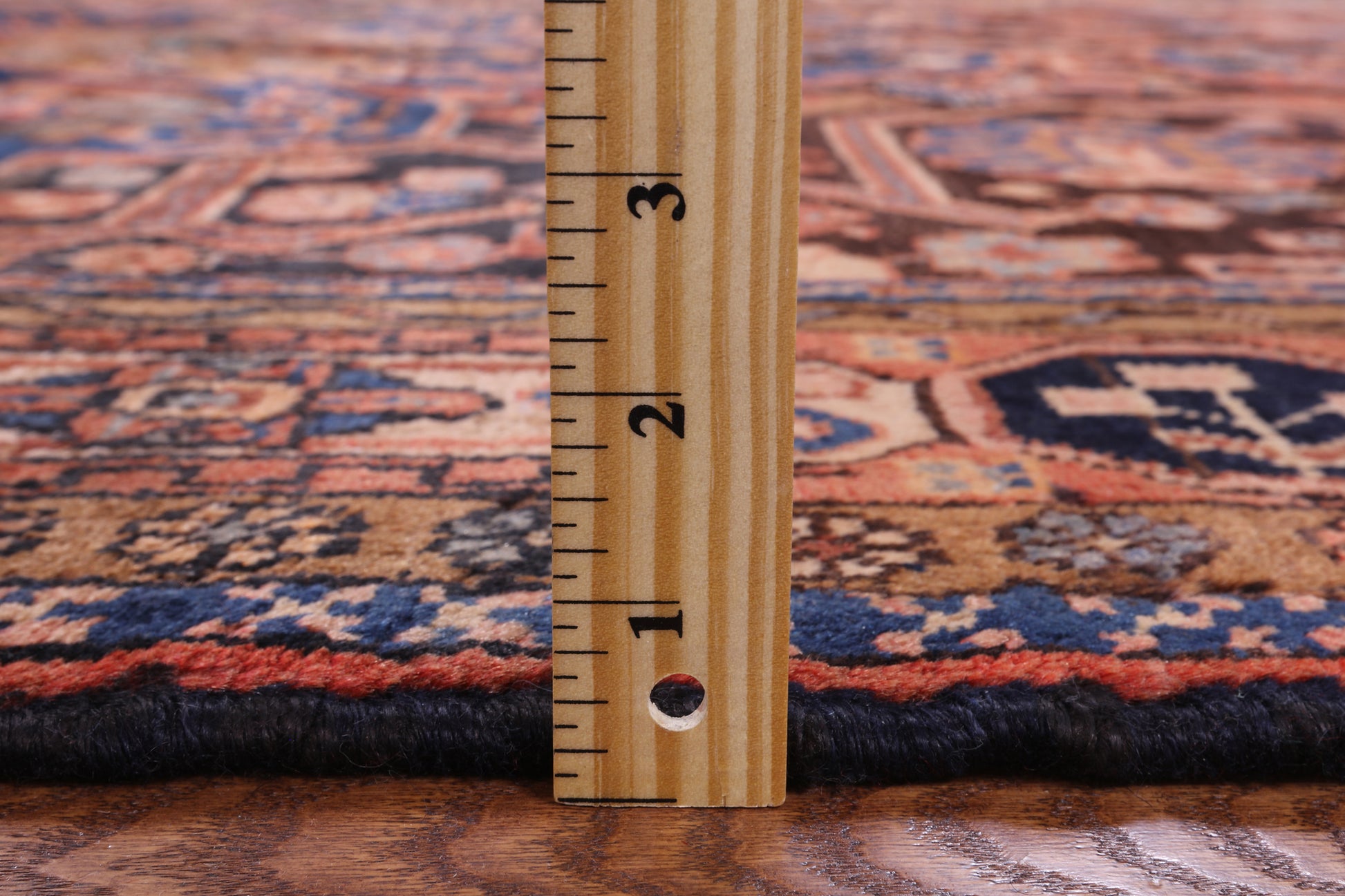 Black New Persian Nahavand Wool Rug - 5' 7" X 9' 10" - Golden Nile