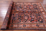 Black New Persian Nahavand Wool Rug - 5' 7" X 9' 10" - Golden Nile