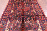 Authentic Persian Nahavand Hand Knotted Rug - 5' 6" X 9' 10" - Golden Nile