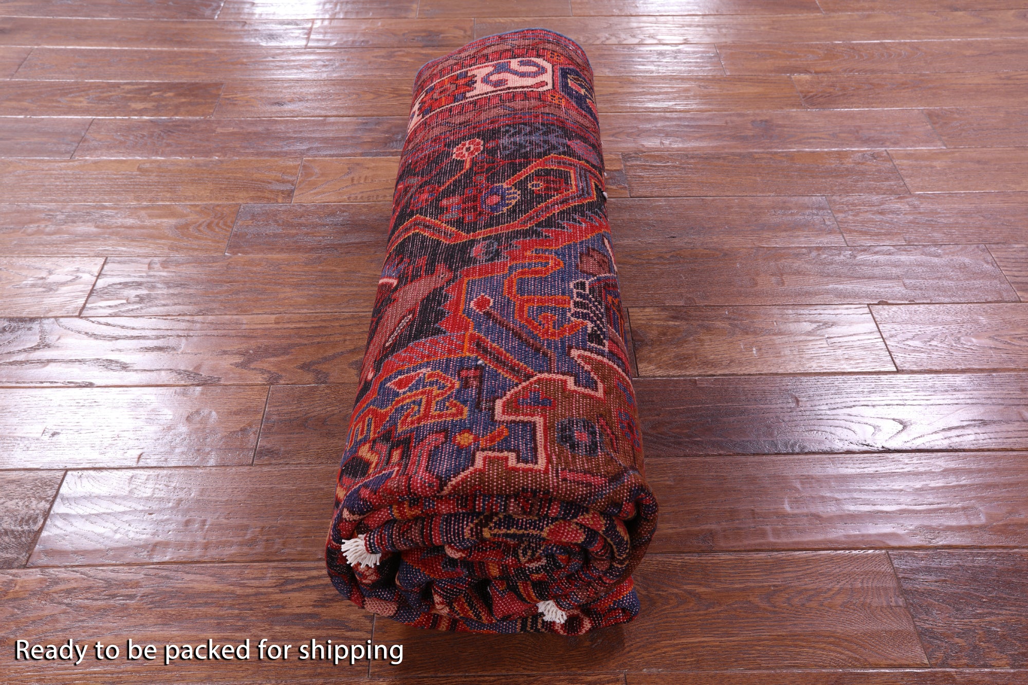 Black New Persian Nahavand Full Pile Wool Rug - 5' 3" X 9' 9" - Golden Nile