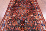 Black New Persian Nahavand Full Pile Wool Rug - 5' 3" X 9' 9" - Golden Nile