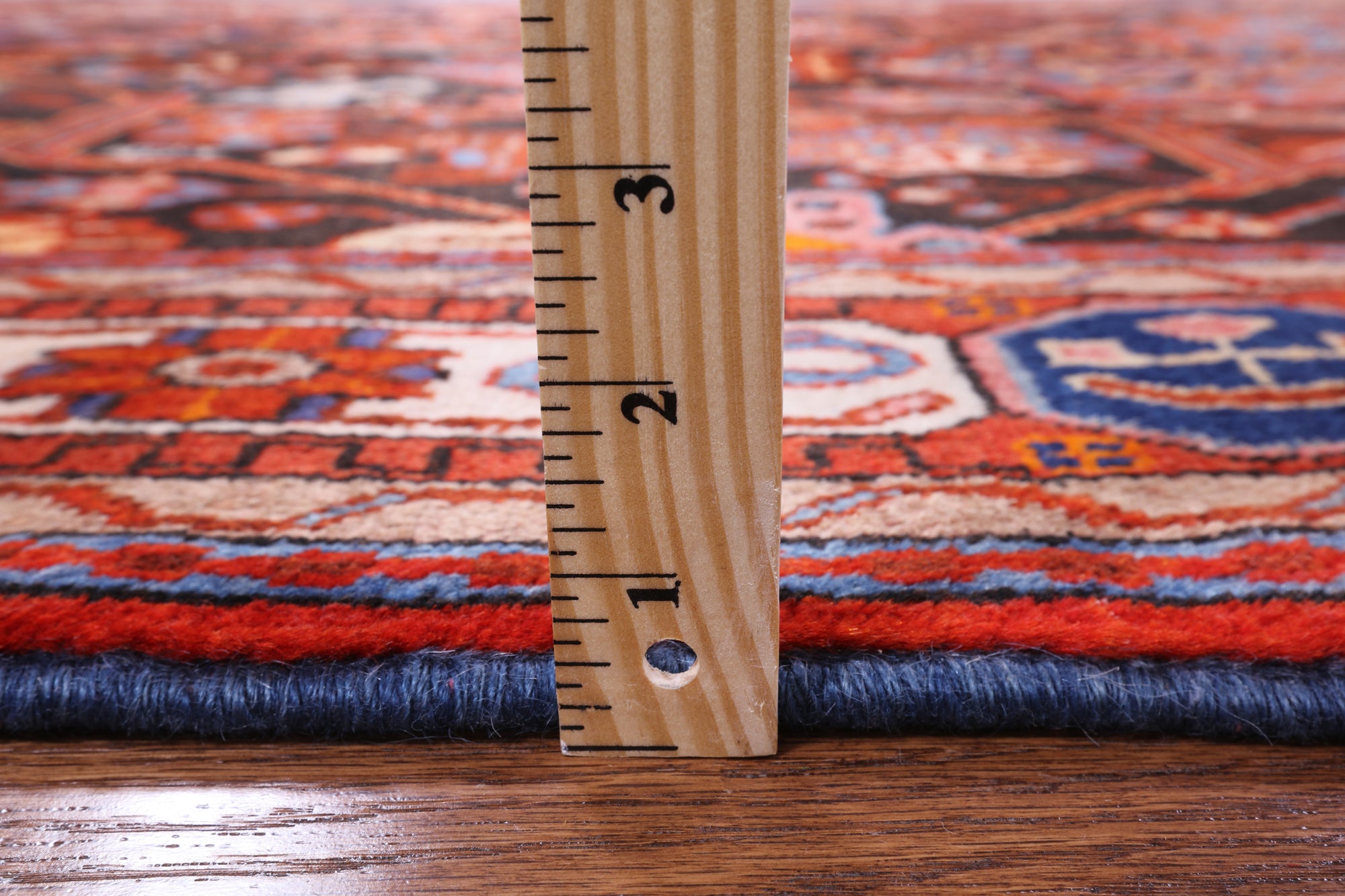 Black New Persian Nahavand Full Pile Wool Rug - 5' 3" X 9' 9" - Golden Nile