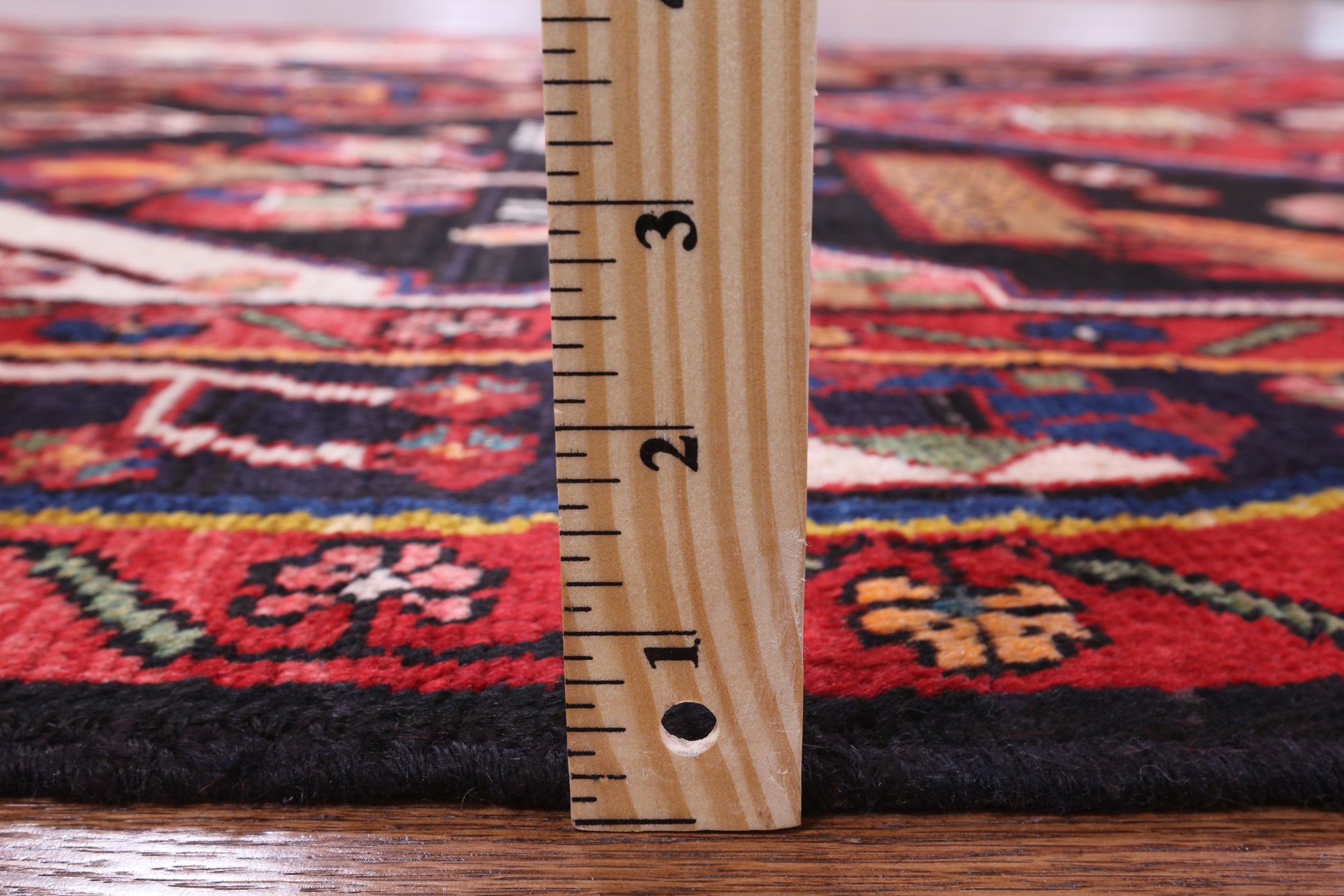 Black New Authentic Persian Nahavand Rug - 5' 1" X 9' 7" - Golden Nile