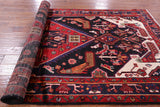 Black New Authentic Persian Nahavand Rug - 5' 1" X 9' 7" - Golden Nile