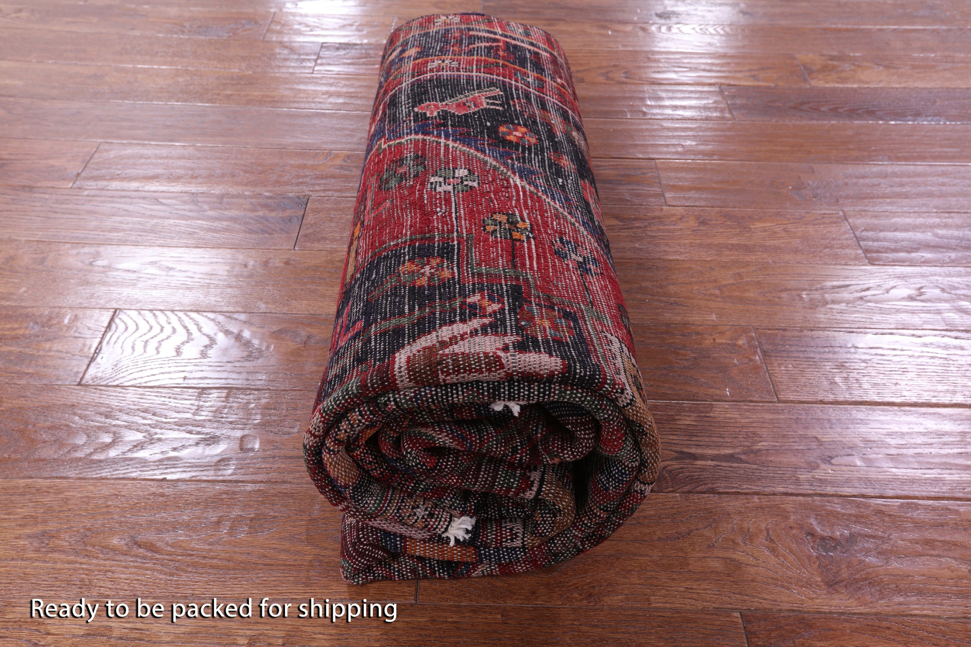 Black New Authentic Persian Nahavand Rug - 5' 1" X 9' 7" - Golden Nile