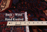 Black Authentic Persian Nahavand Wool Rug - 5' 3" X 9' 5" - Golden Nile