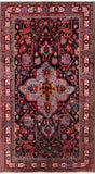 Black New Authentic Persian Nahavand Rug - 5' 5" X 9' 5" - Golden Nile