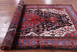 Black New Authentic Persian Nahavand Full Pile Rug - 4' 11" X 9' 11" - Golden Nile
