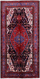 Black New Authentic Persian Nahavand Full Pile Rug - 4' 11" X 9' 11" - Golden Nile