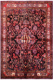 Black New Authentic Persian Nahavand Rug - 5' 5" X 8' 3" - Golden Nile
