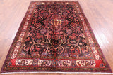 Black New Authentic Persian Nahavand Rug - 5' 5" X 8' 3" - Golden Nile