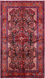 Black New Persian Nahavand Wool Rug - 5' 6" X 9' 8" - Golden Nile