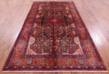 Black New Persian Nahavand Wool Rug - 5' 6" X 9' 8" - Golden Nile