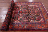 Black New Persian Nahavand Wool Rug - 5' 6" X 9' 8" - Golden Nile