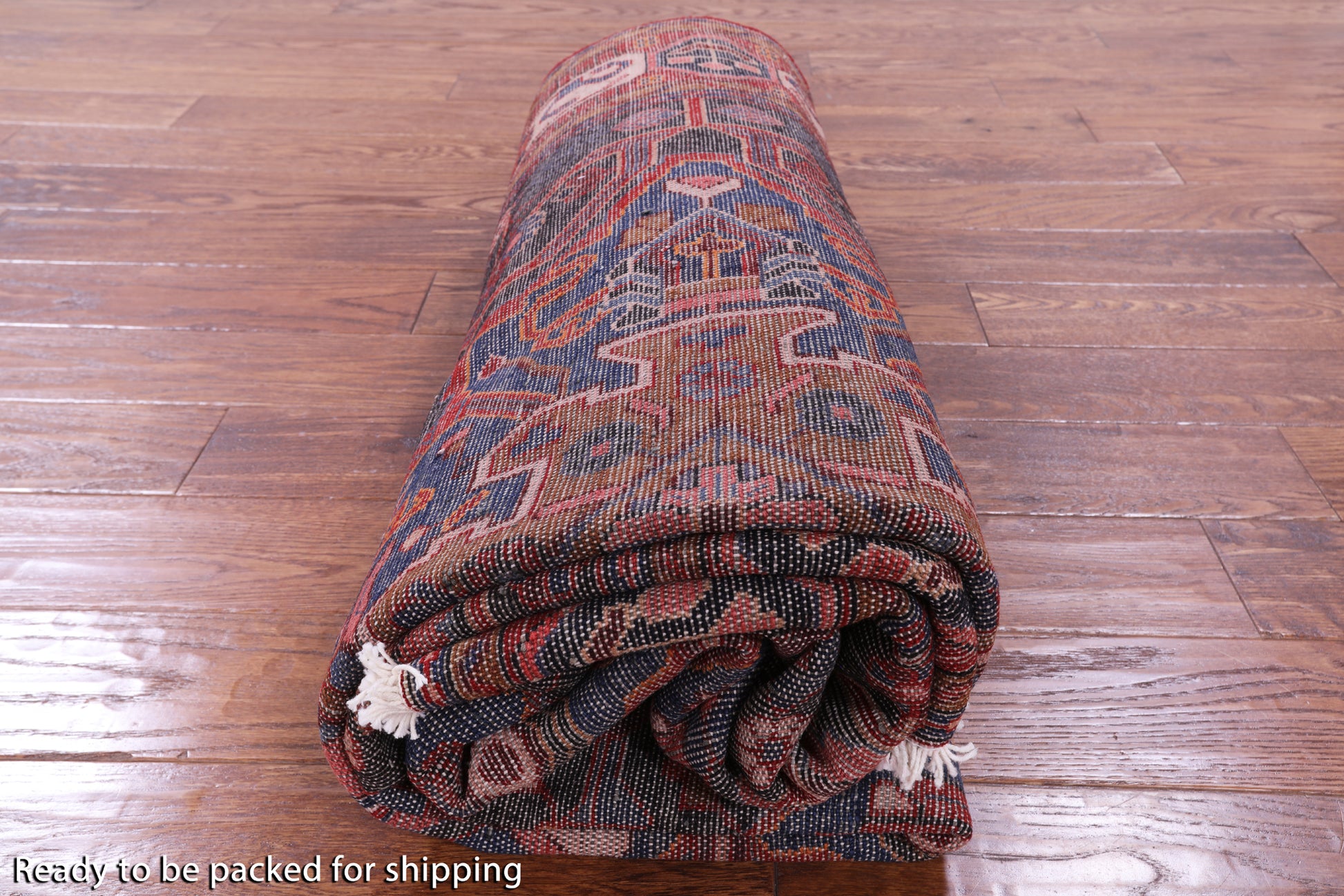 Black Persian Nahavand Handmade Wool Rug - 5' 6" X 9' 7" - Golden Nile