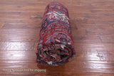 Blue New Authentic Persian Nahavand Hando Knotted Rug - 5' 5" X 10' 4" - Golden Nile