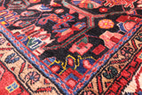 Black New Authentic Persian Nahavand Rug - 5' 2" X 9' 11" - Golden Nile