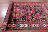 Black New Authentic Persian Nahavand Hand Knotted Rug - 5' 3" X 9' 7" - Golden Nile