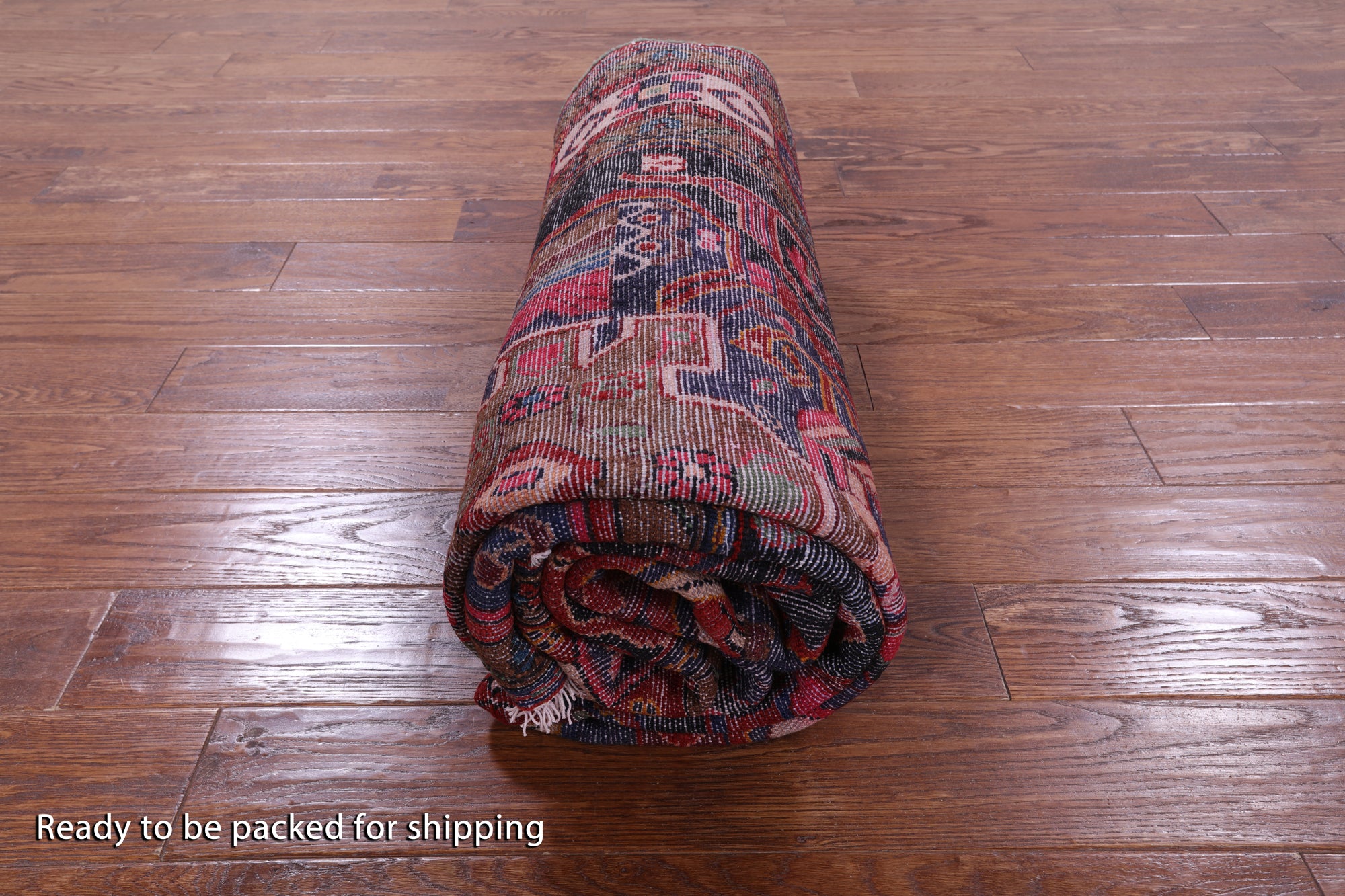 Black New Authentic Persian Nahavand Hand Knotted Rug - 5' 3" X 9' 7" - Golden Nile