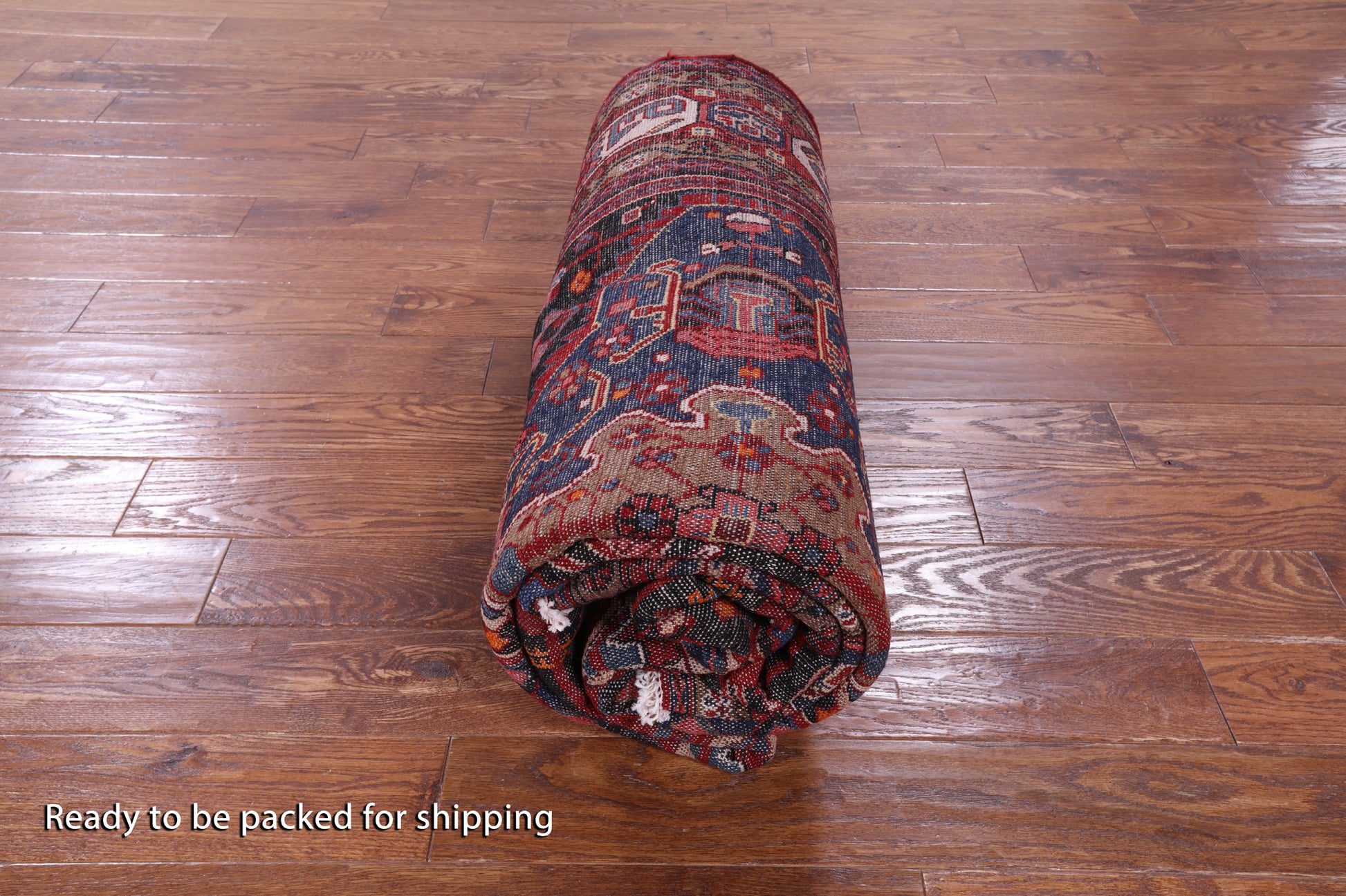 Black New Authentic Persian Nahavand Handmade Wool Rug - 5' 7" X 10' 4" - Golden Nile
