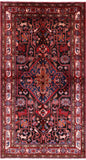 Black New Authentic Persian Nahavand Handmade Wool Rug - 5' 7" X 10' 4" - Golden Nile